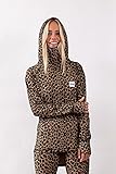 Eivy Funktionsshirt Skiunterwäsche Icecold Hood Top Leopard, M