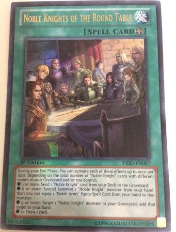 Amazon.com: YU-GI-OH! - Noble Knights of The Round Table (PRIO-EN087) -  Primal Origin - Unlimited Edition