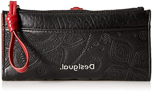 Desigual Women's Long Wallet, Black, U