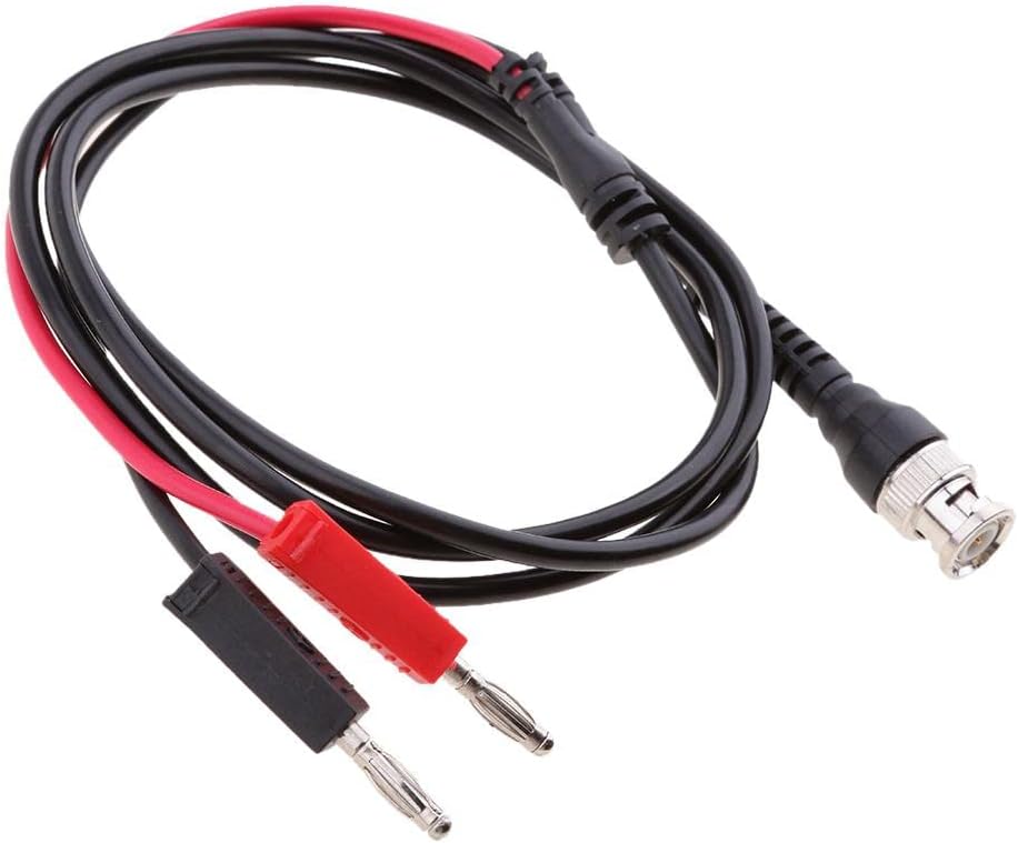 BNC Q9 to Dual 4mm Stackable Banana Plug with Socket Test Leads Probe Cable|1 Piece BNC to Dual 4mm Banana Plug Test LeadsLeads & Probes| Test Measurement & Inspection |Business & Industrial
