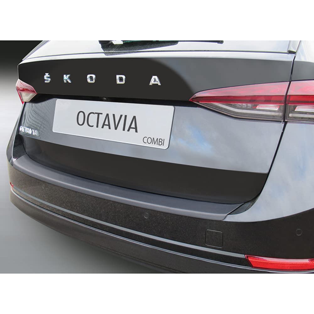 RGM ABS Rear Bumper Protector Compatible with Skoda Octavia IV (NX5) Estate 2020 - Black