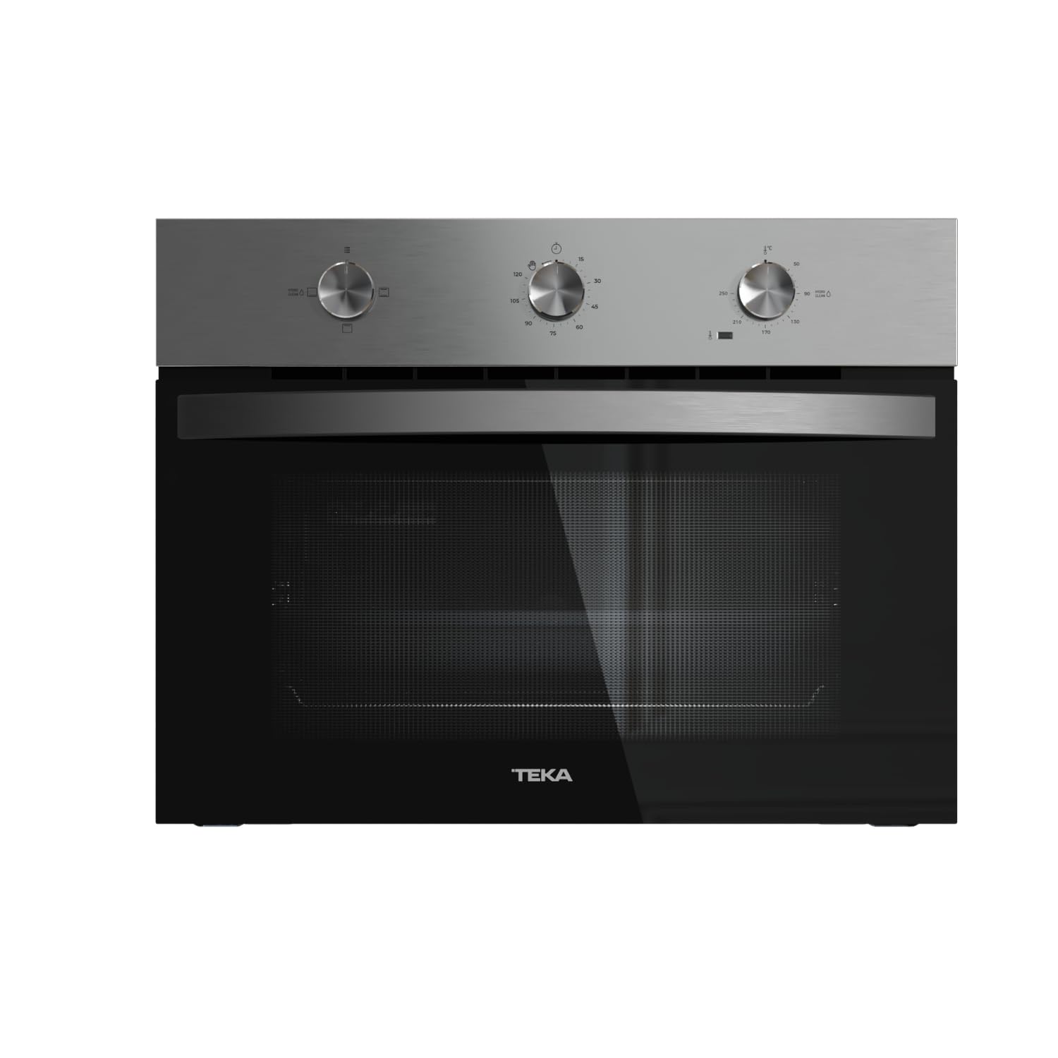TEKA Horno Compacto Convencional, Sistema HydroClean ECO, 3 Funciones de Cocción, Bandeja Profunda, Modelo NEO HBC 5350 SS Serie Neo