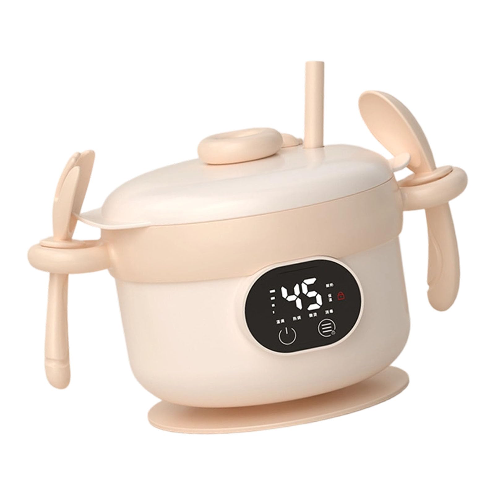 APGLSXY Food Warmer Multifunctional Intelligent Bowl for Children Meals Including Auto Heating and Leakproof Structure Portable Charging Bowl