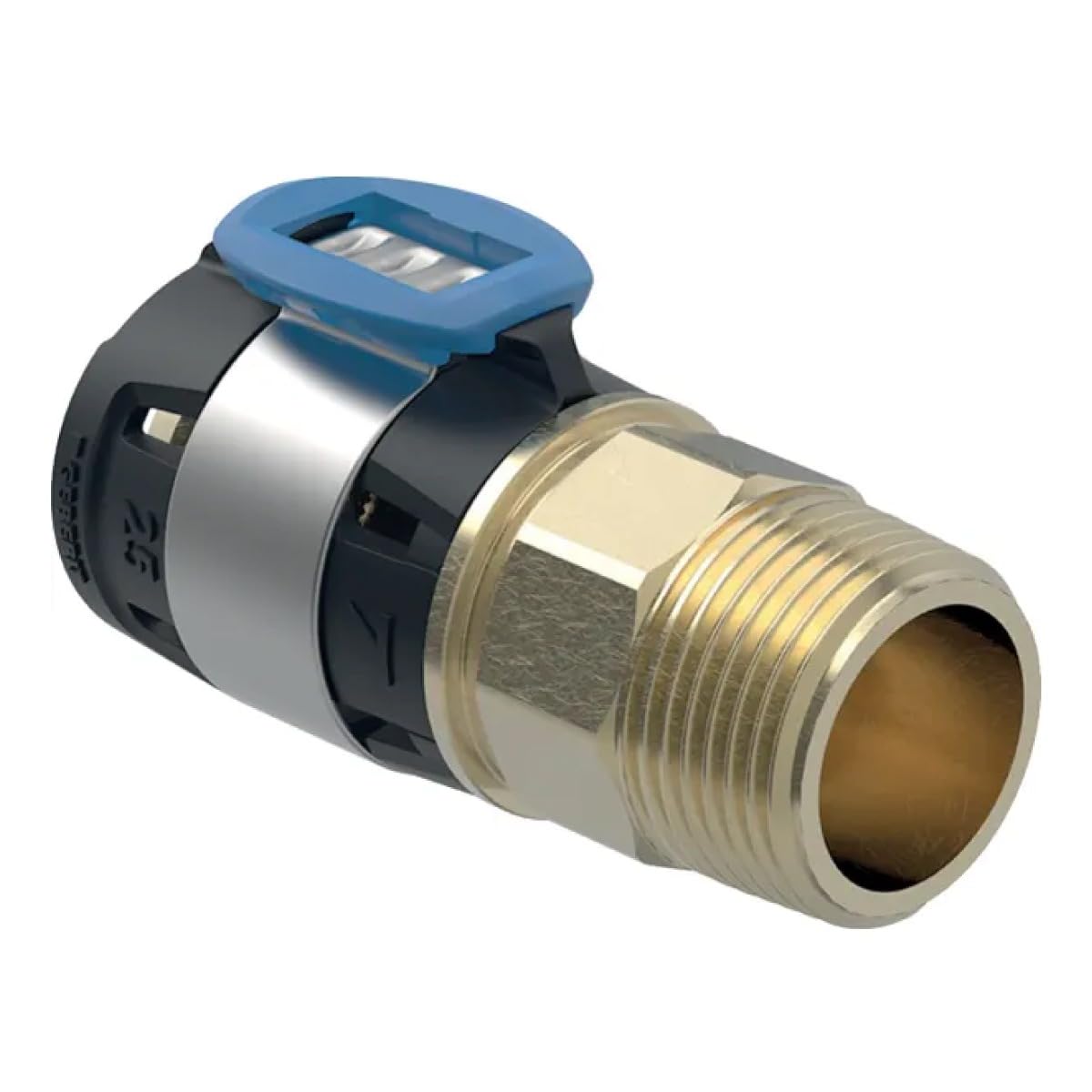 Geberit FlowFit Übergang mit AG, 16 mm x 1/2"