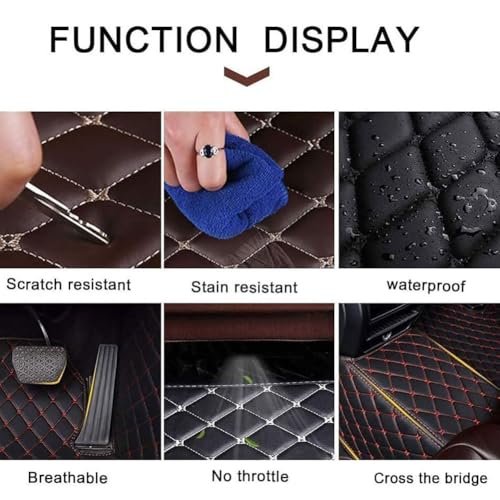 Tapis de sol auto cuir couverture complète VW Tiguan Allspace 2017-2024