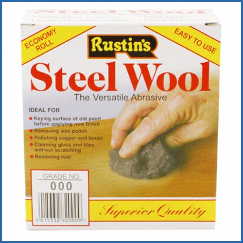 RUSTINS Steel Wool 000 Grade - 225G