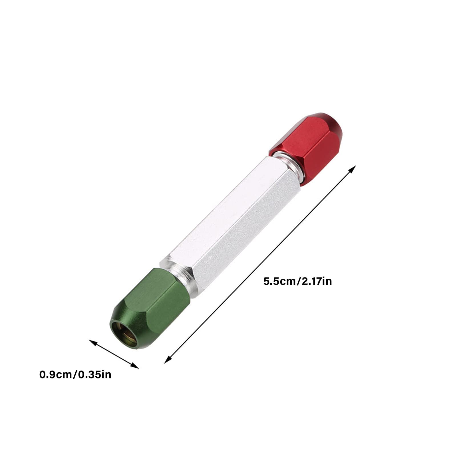 NDNCZDHC Double End Pin Gage Holder Aluminum Alloy Pin Gage Handle Go No Go Gauge Handle Inspection Tool Handle, 0.3?7mm (3-4mm)