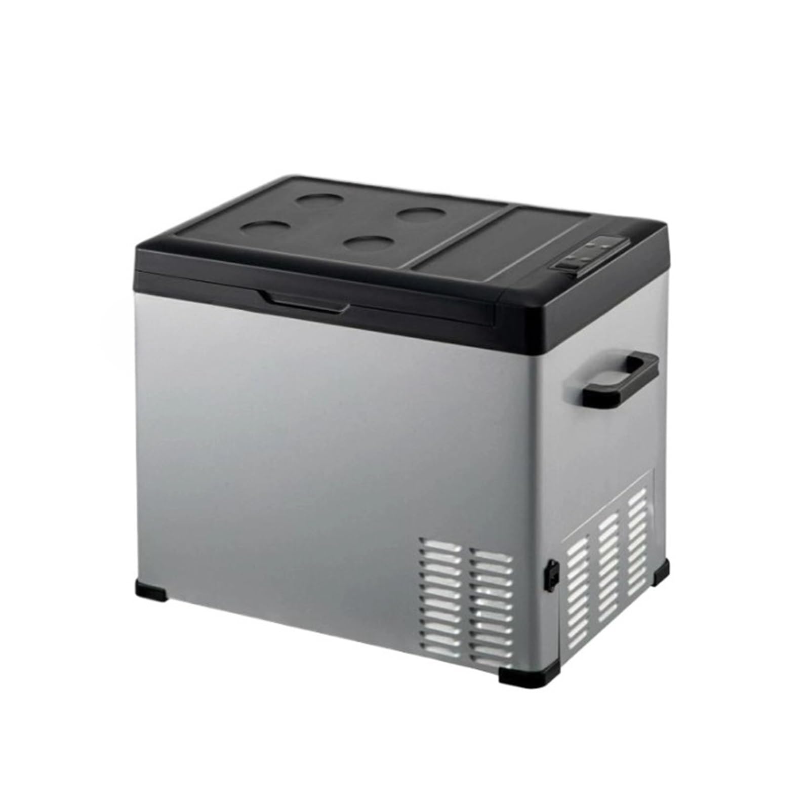 Mini refrigerador portátil for Coche de 30, 40 y 50 litros, con congelador pequeño, 12 V/24 V CC, 110-240 CA, Ideal for Exteriores, caravanas y Camping.(50L)
