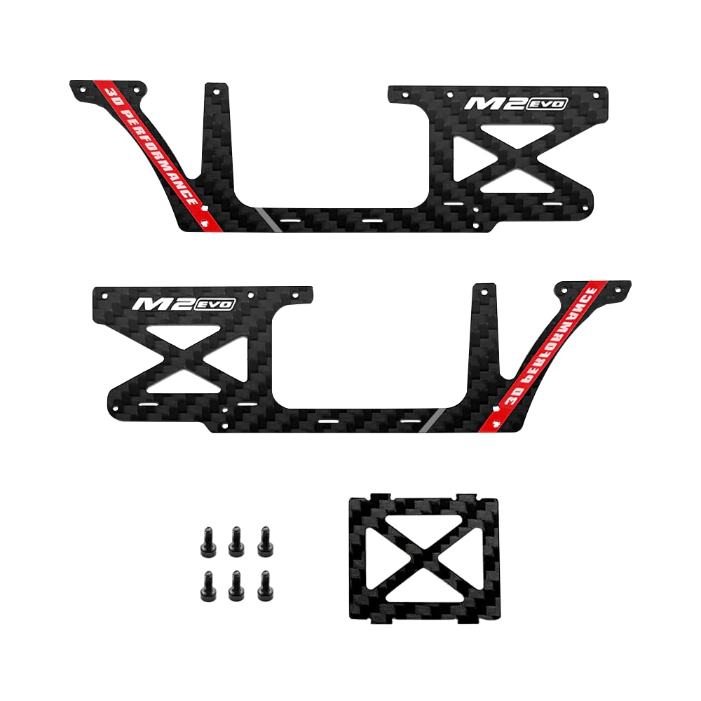 OMPHOBBY M2 EVO Helicopter Parts OSHM2326R Fuselage Carbon Panel Set Red Original Replacement for OMP HOBBY M2-EVO RC Helicopters Accessories Spare Part