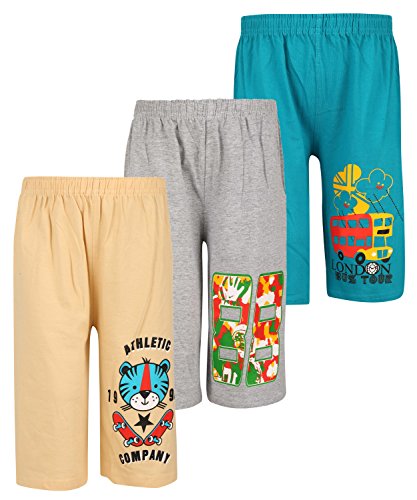 Image of dongli Boys Fabulous Printed Capri(Pack of 3)