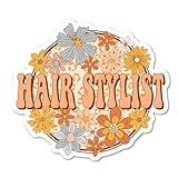 Sticker Hair Stylist Groovy Waterproof Sticker Label Water Bottle Laptop Sticky Cute Hydroflask Aesthetic Funny Quote