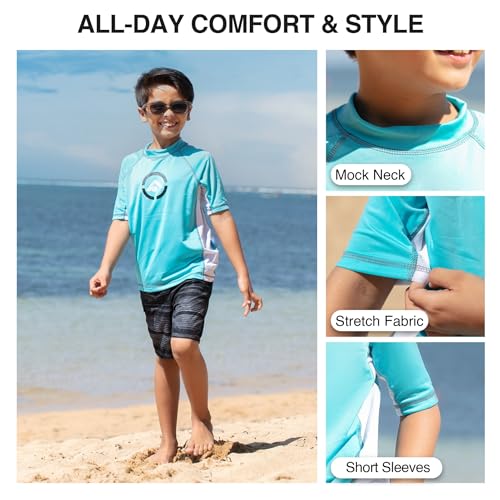 Image of Kanu Surf Boys' Porta UPF 50+ Sun Protective Rashguard