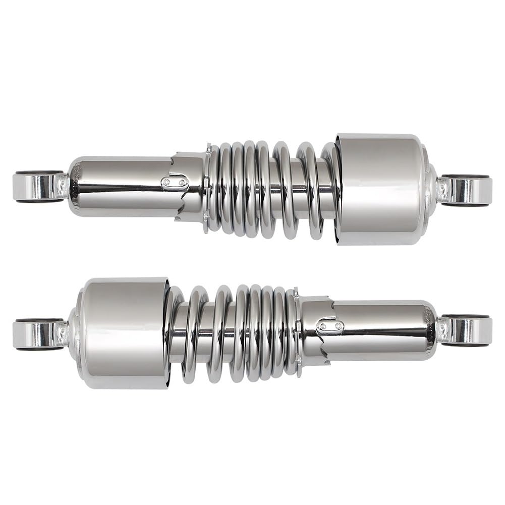 Amortisseur moto chrome 267 mm de haute finition pour customisation Touring - 7