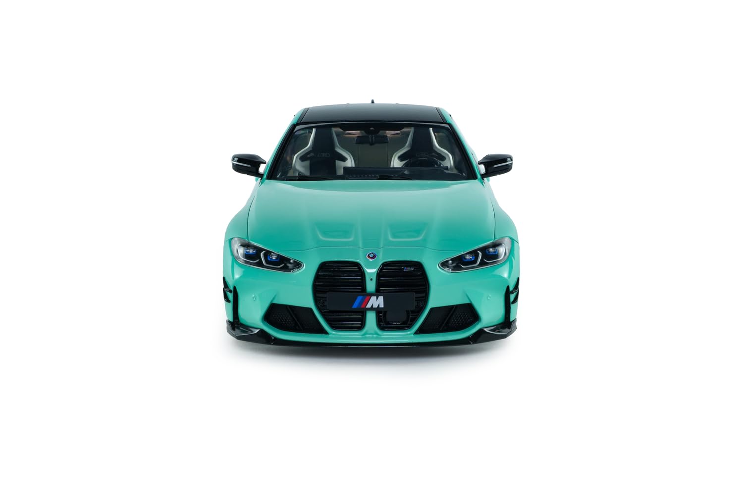 Solido BMW M4 STREETFIGHTERS 2025 – Diecast Modelo de Coche con Piezas de Rendimiento, Coche Deportivo Agresivo Tuning, Miniatura Detallada, Turquesa, 1:18