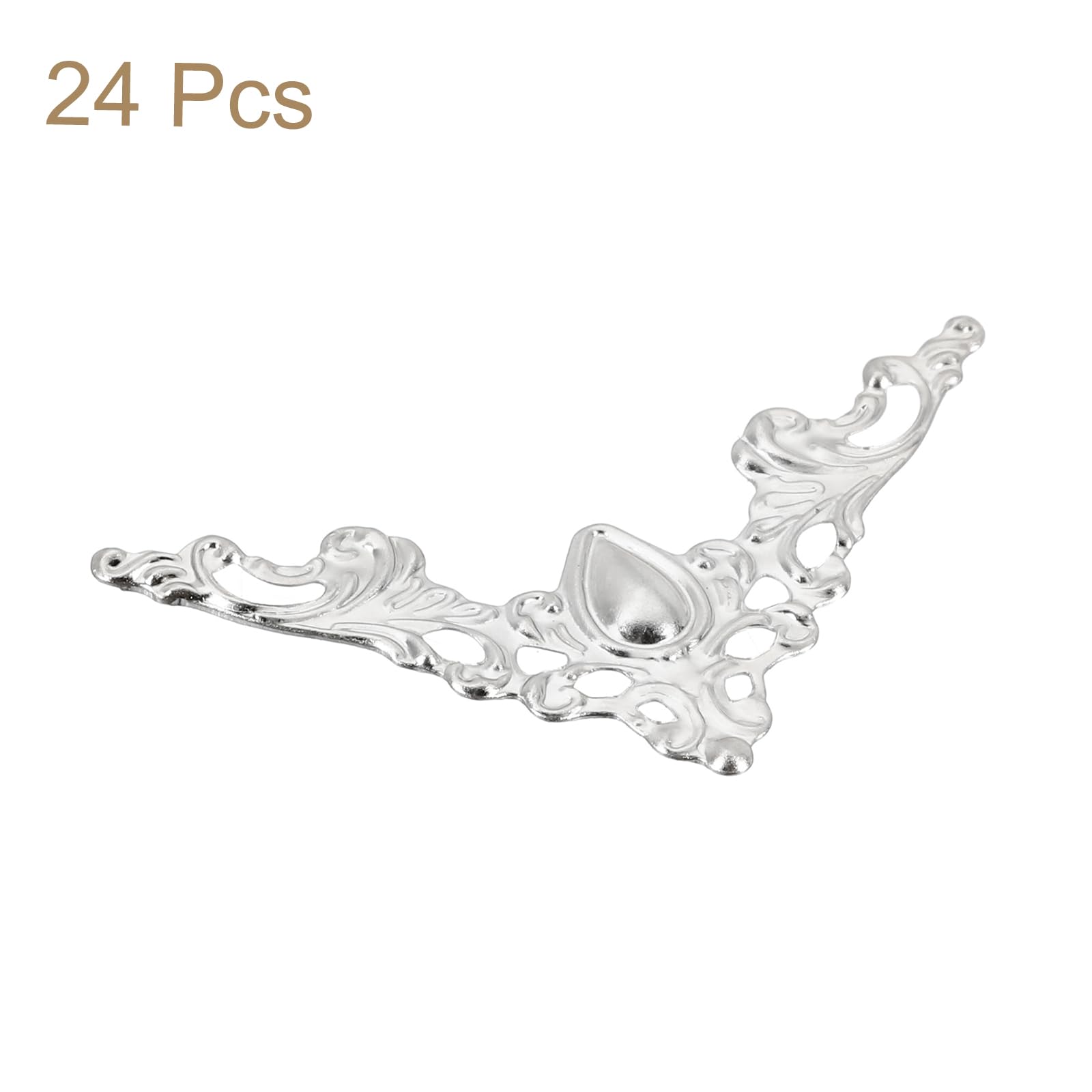 Set 12 Protezioni Angolari In Ferro Anticato Per Scatole Di Legno – Accessori Vintage In Bronzo Con Viti Per Rinforzo E Decorazione