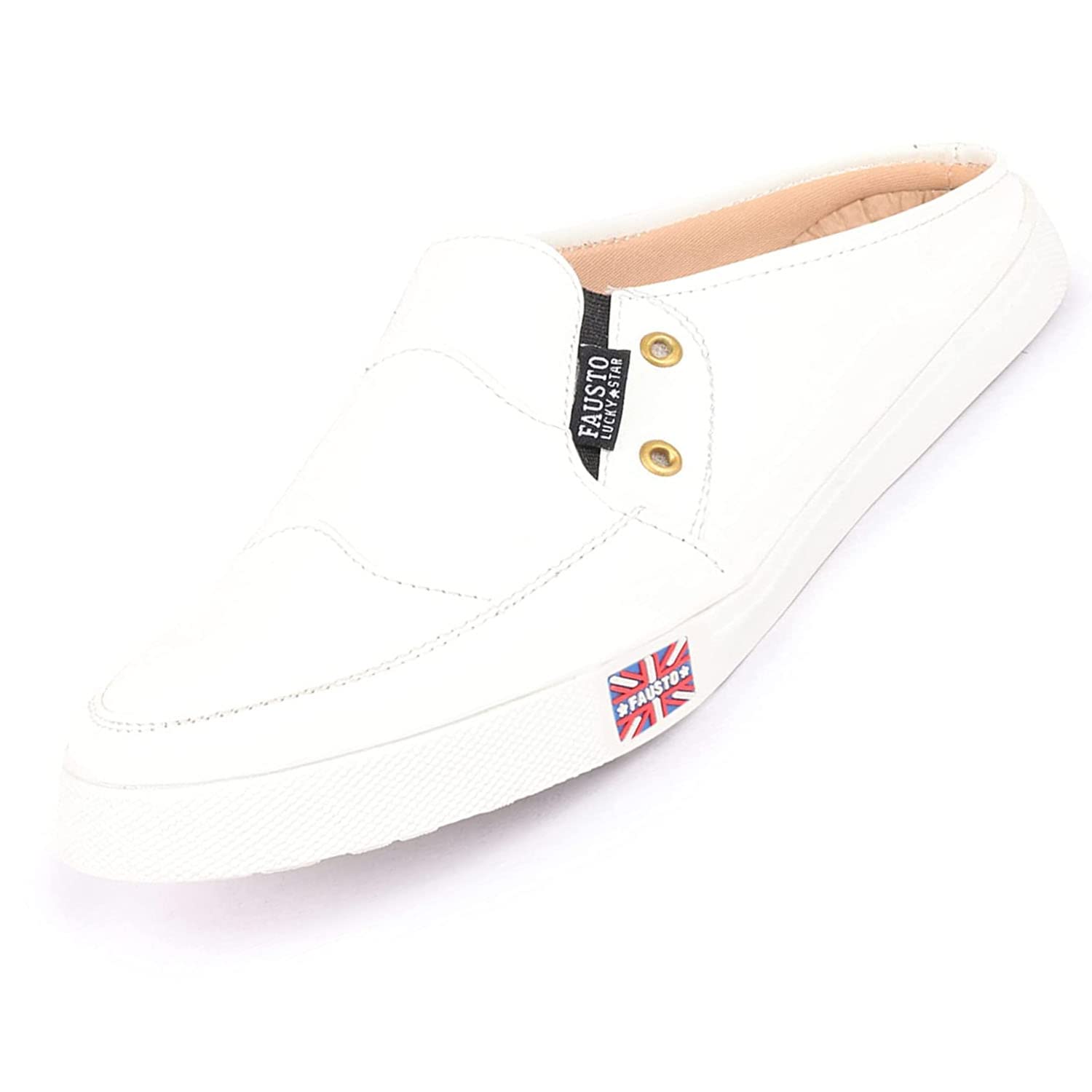 FAUSTO Men White Modern Shoes - 8 UK (B084RBQYGP) Amazon Price History, Amazon Price Tracker