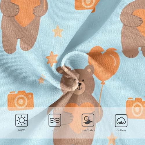 Sport Panties Underwear Moisture Wicking Toddler Cotton Underwear for Girls in Sizes 2T,3T, 4T, 5T, 6Y and 8Y3