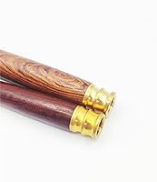 Vista 2 de Juego de 2 portacigarrillos de madera con interfaz de metal, hecho a mano de madera natural, portátil, reutilizable, regular