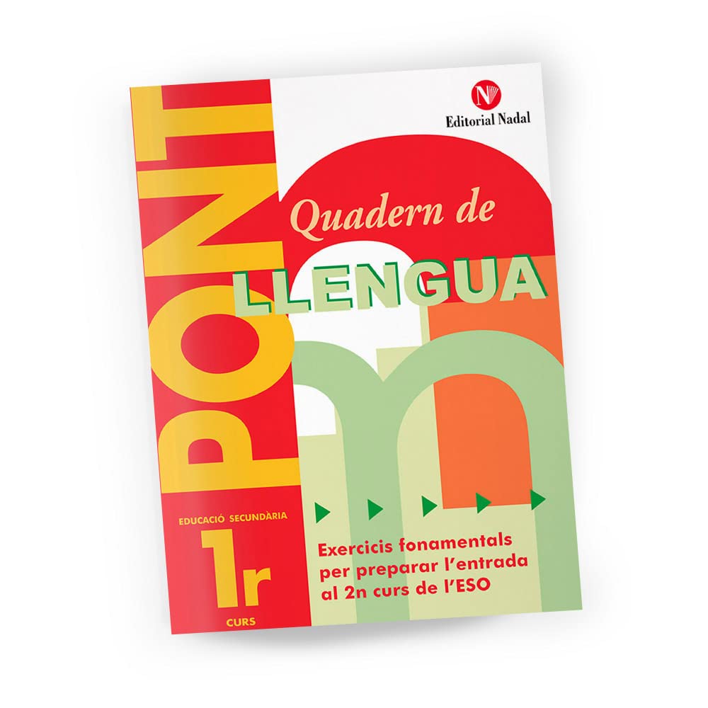Pont Llengua 1 ESO - Quadern de Llengua per a 1r de Secundària | 12-13 Anys | Comprensió, Ortografia i Gramàtica