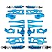 Produktbild Nrpfell Upgrade ZubehR Kit STODMpfer Schwenk Arm Lenk Becher für WLtoys 12402-A 12409 1/12 RC Auto Teile, Blau