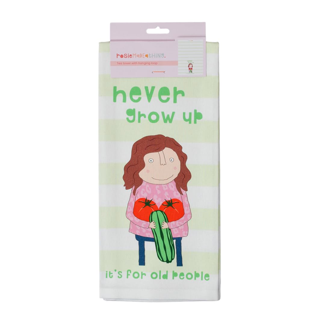 Rosie Made A Thing - Tea Towel (Never Grow Up)