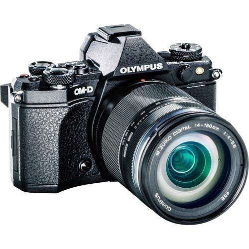 OM-D E-M5 Mark II Mirrorless Micro Four Thirds Digital Camera (Body, Black) + Olympus M.Zuiko ED 14-150mm f/4-5.6 II Lens