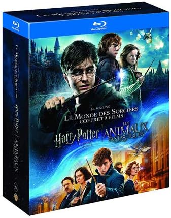 Harry Potter 8 Film Collection & Fantastic Beasts - 9-Disc Box Set ( Harry Potter and the Sorcerer's Stone / Harry Potter and the Chamber of Secrets / Harry Pott [ Blu-Ray, Reg.A/B/C Import - France ]