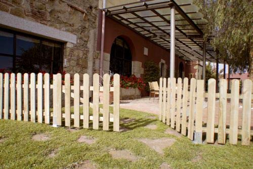 Intermas M115926 - Valla recta clasica madera 80 x 180 cm