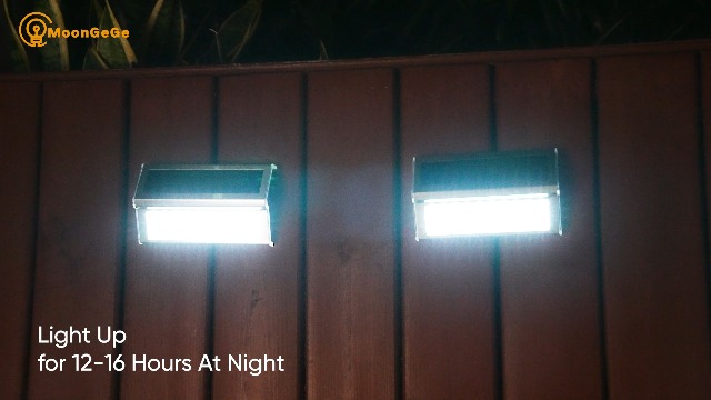 MoonGeGe Solar Outdoor Deck Lights: 10Pack 30LED Fence Solar Step Outside Lights Waterproof,Stainless Steel Outdoor Stair Fence Porch Lights Lamp Solar Powered Outdoor Lighting for Wall Garden Décor - Image 8