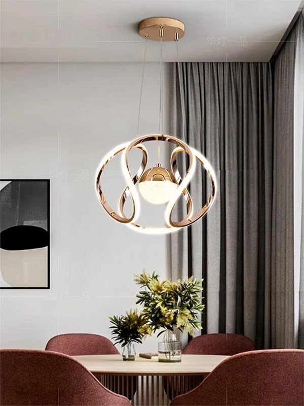 kinis Sun Planet Style 3 Light (WW/WH/NW) LED Chandelier Lamp Led Jhoomer Ceiling Lights Hanging for Living Room Led Chandelier Pendant Light for Dining Table Ceiling Chandelier for Hall/Bar etc-image-27