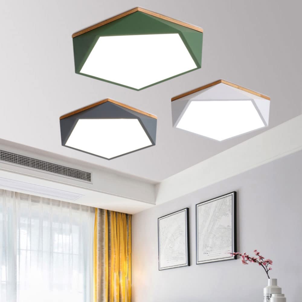 Klosz Lampy Sufitowej 6500K O Zimnej Bieli Oprawa Geometryczna LED Do Montażu KNBVFHG