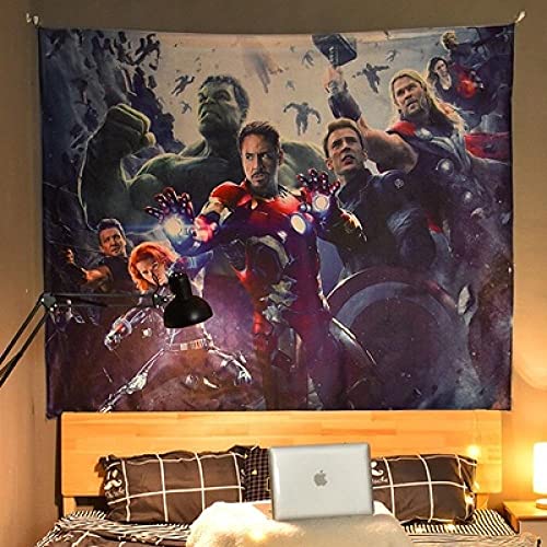 Avengers Tapisserie Hintergrund Tuch Schlafzimmer Schlafsaal Nachttisch Dekoration Zimmer Renovierung Wandbehang Tuch Cover