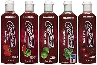 Doc Johnson Goodhead, Assorted Flavors, 5 ct, White, 5 X 1 oz.