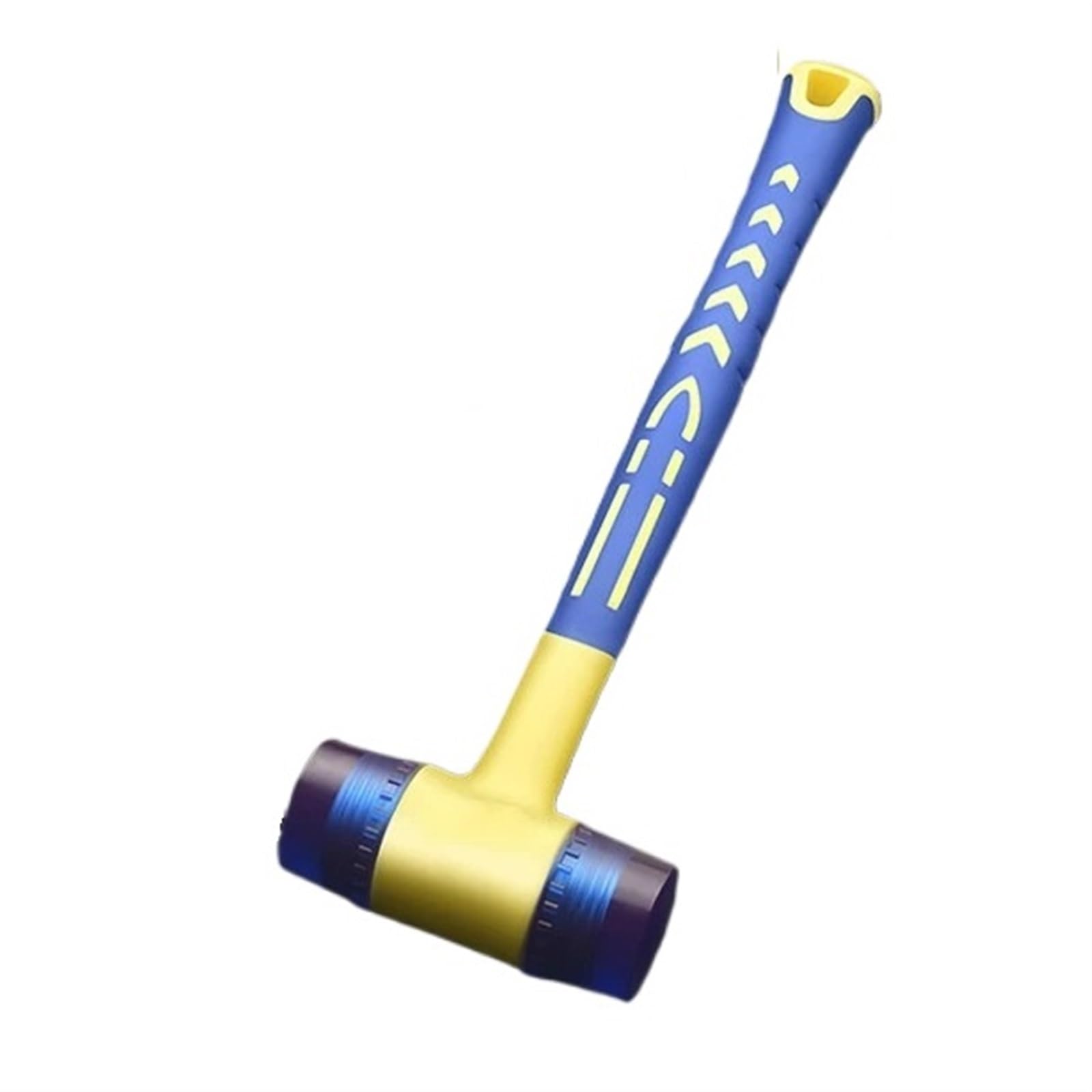 Rubber Hammer, 1Pc Double Headed Installation Hammer, 25mm to 45mm Rubber with Handle, Detachable Insulated(25mm)