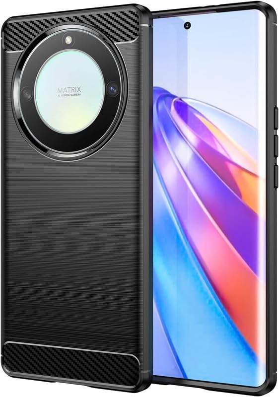 Image of Hybrid Carbon Fiber Back Case for Honor X9B (Black)