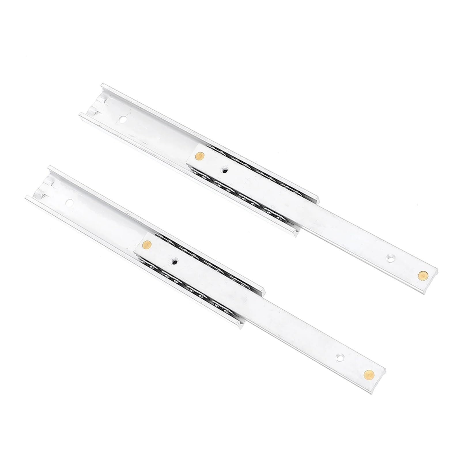Drawer Runners 2Pcs 16Mm Wide Mini Drawer Slides Bidirectional Tracks Durable Strong Cupboard Cabinet Furniture Extended Rails Hardware