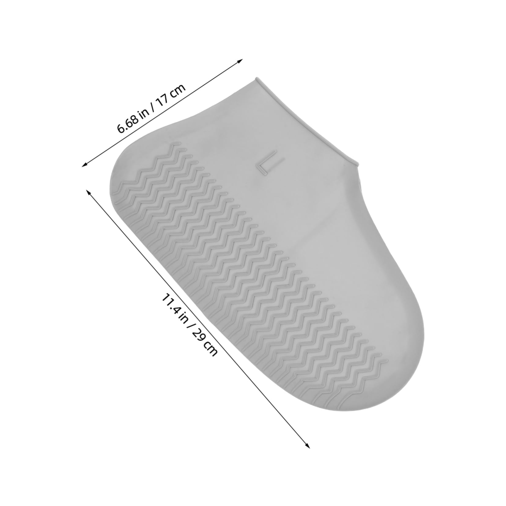 Gogogmee 2 Pairs Silicone Shoe Covers Non Slip Reusable Rain Protectors for Men and Women for Hiking Cycling Commuting Durable and Portable Design