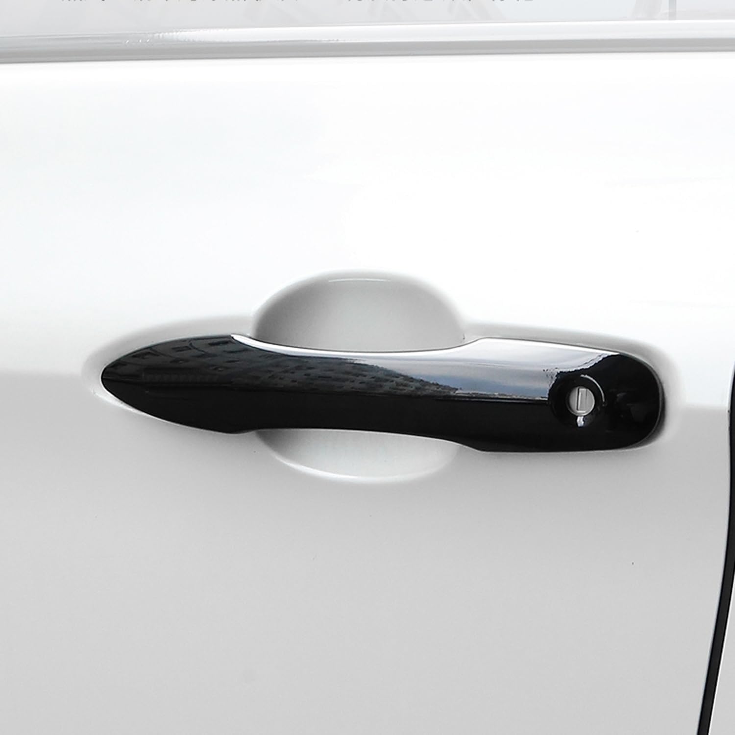 for Toyota Camry 2018-2025 ABS Glossy Black Exterior Side Door Handle Cover Trim 4pcs Car Accessories (Without Smart Hole)