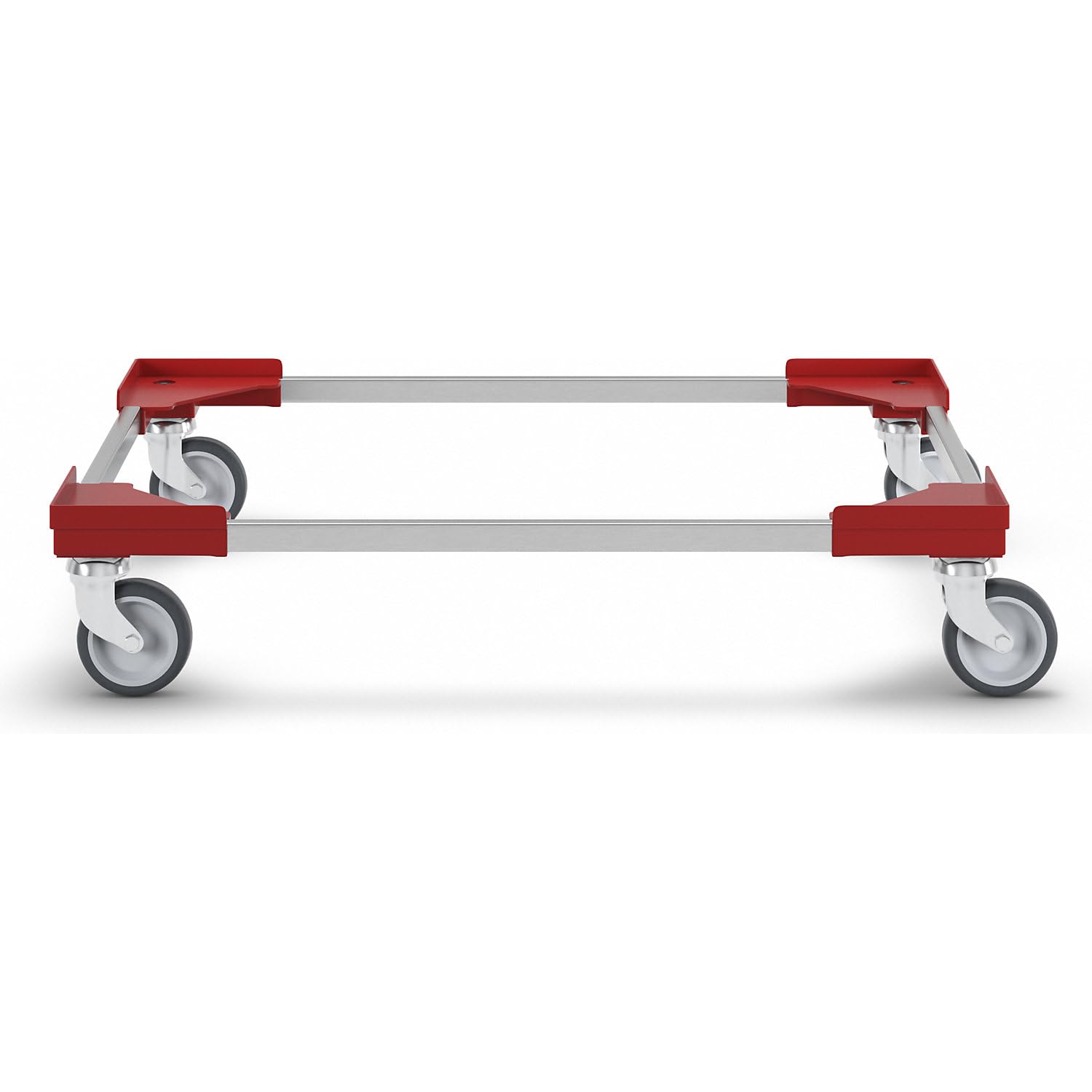 FRANKEL kaiserkraft | Plateau roulant professionnel hybride | pour dimensions Europe 800 x 600 mm | rouge