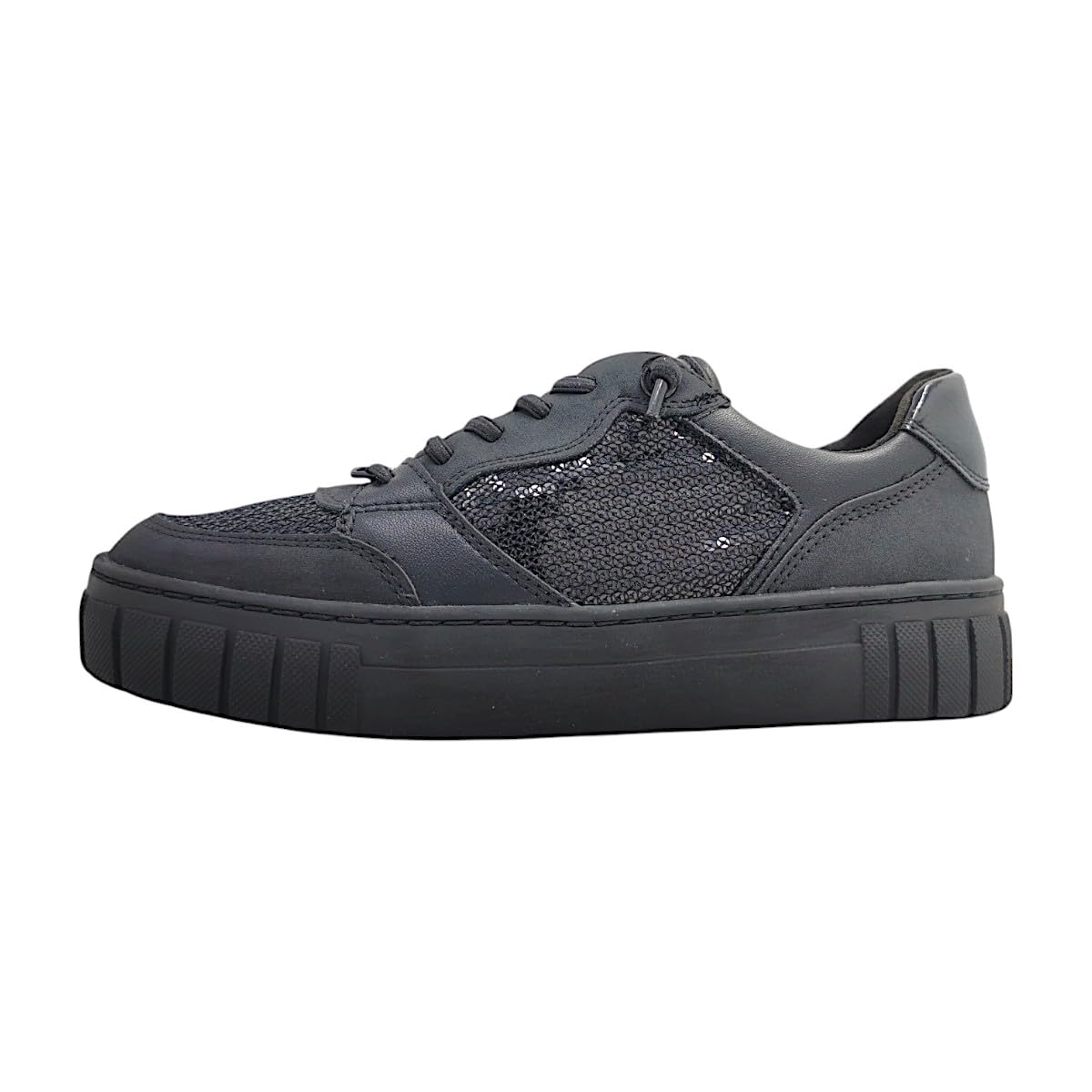 MARCO TOZZI Women's 2-23711-43 Sneaker, Black (Black Comb), 7.5 UK