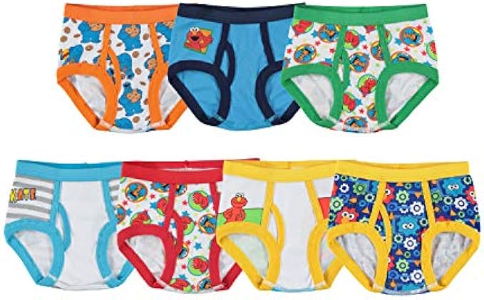 Sesame Street Boys' Underwear Multipacks