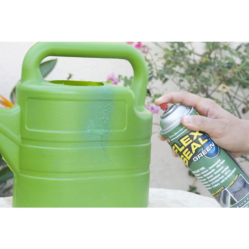 Flex Seal Satin Green Rubber Spray Sealant 14 Oz. - Case of: 6