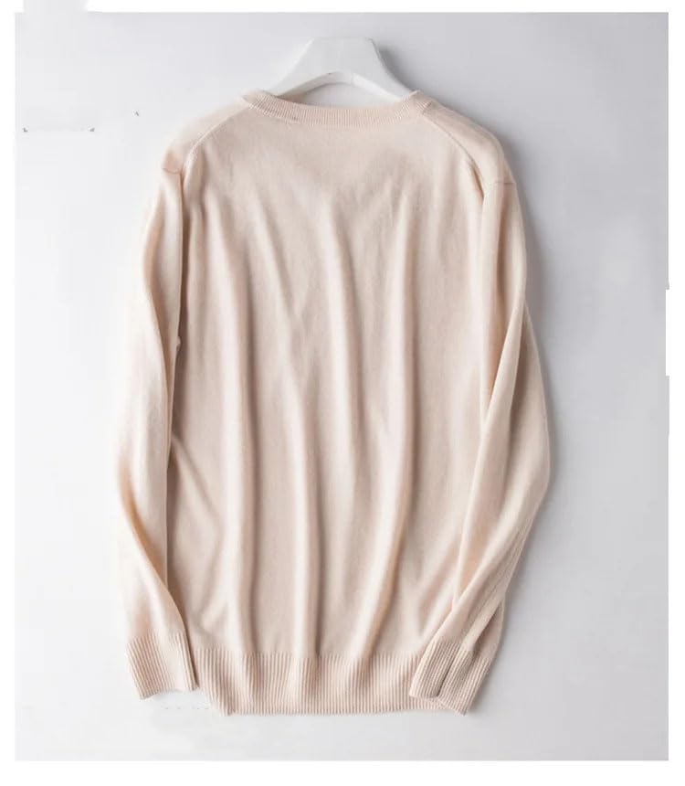 Men Classic V-Neck Knitted Sweater Men Soft Solid Color Pullover Warm Business Casual Pullover Jumper3