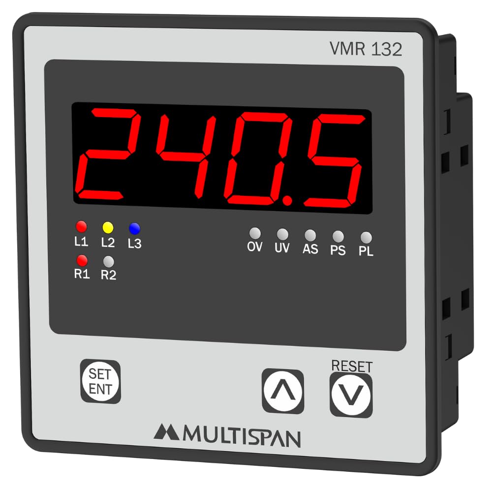 See full amazon price history chart for Multispan VMR-132 Voltage Monitor Relay 96 x 96 Panel Mount (2 Relay) Multispan VMR-132 Voltage Monitor Relay 96 x 96 Panel Mount (2 Relay) (B0CX5C6VX1) Amazon Price History, Amazon Price Tracker