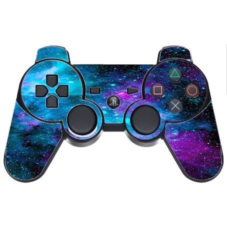Decal Sticker Nebula Galaxy Space Design Pattern Print PS3 Dual Shock Wireless Controller Vinyl Decal Sticker Skin by Trendy Accessories