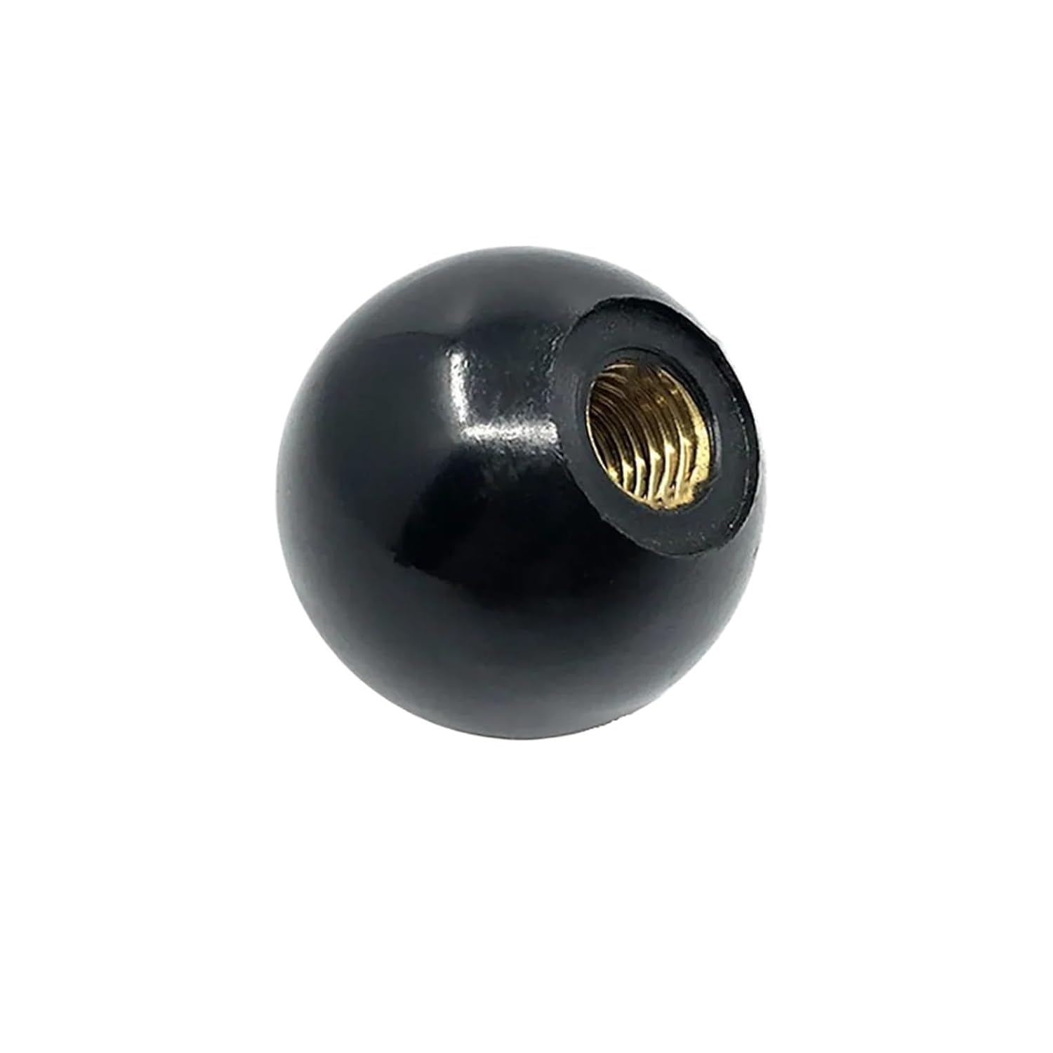 GKIRQVPE Threaded Ball Knob， Bakelite Solid Ball Knobs Nuts Handles Internal Thread Multiple Sizes Pack of 42(Lz90-2,5pcs M6x25)