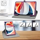MAMA MOUTH Compatible with DOOGEE T20 Rotation Case,360 Degree Rotating With Cute Pattern Sleeve Cover for 10.4" DOOGEE T20 / DOOGEE T20S Tablet(Not fit DOOGEE T20 Mini),Purple - Image 4