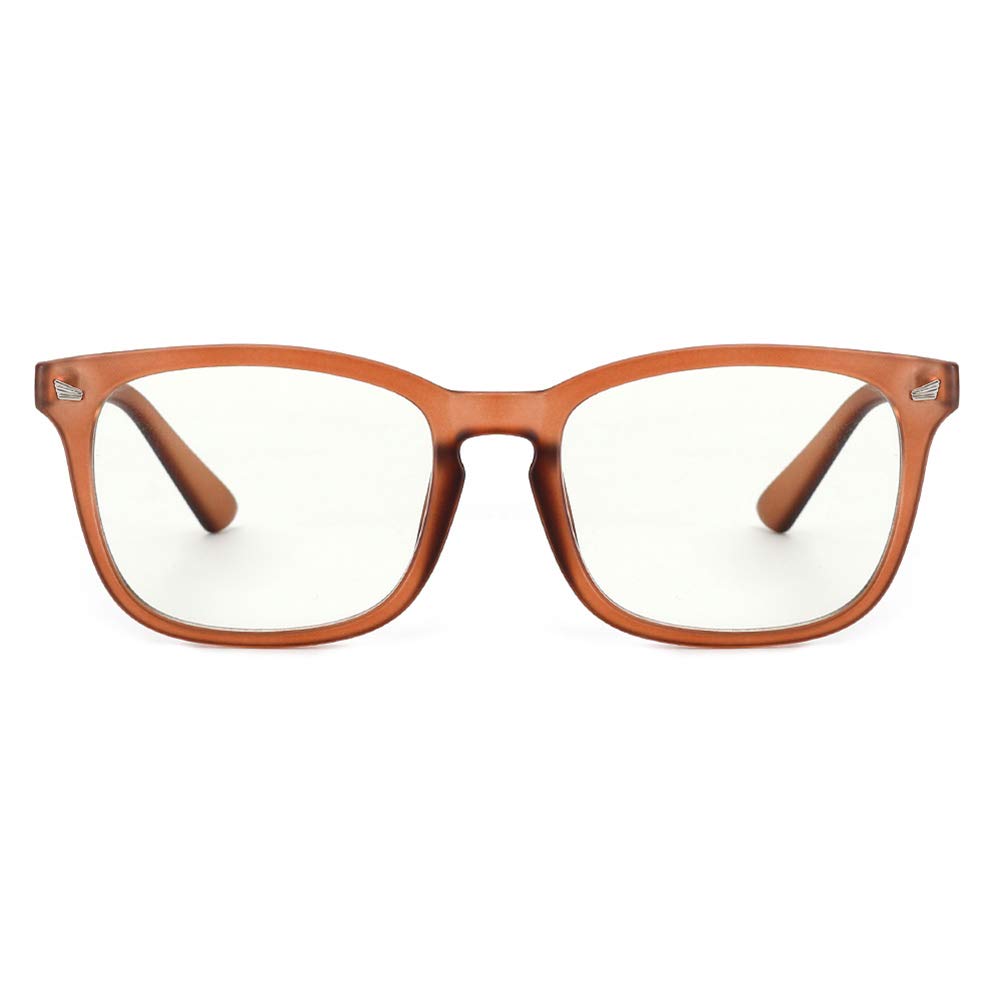 CyxusVintage Square Frame Eyeglasses Women Men Blue Light Blocking Glasses