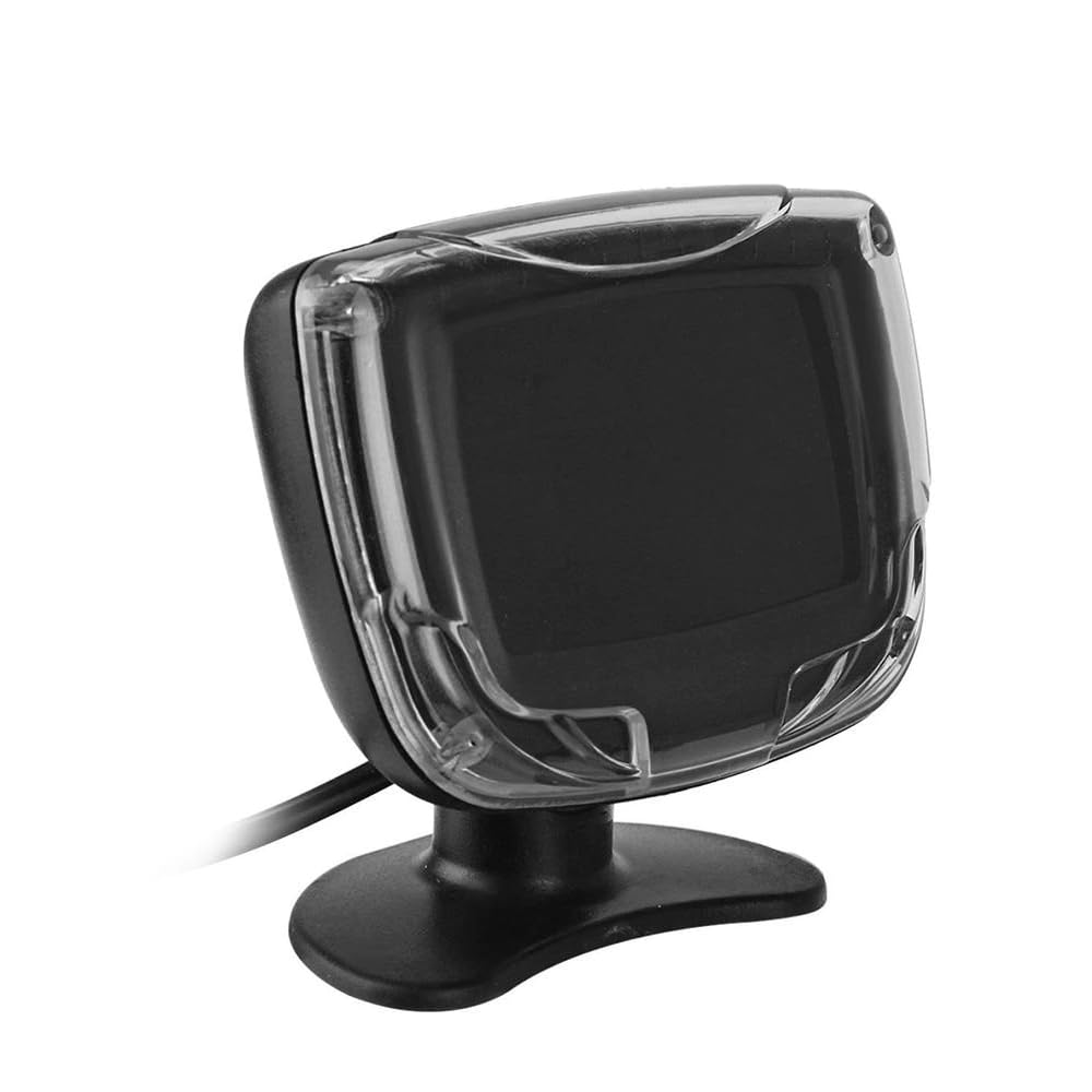 MASO 1x DC12V Radar per Parcheggio Auto Senza Fili a 4 Sonde, Cicalino Volume 65db, Distanza di Rilevamento Radar 0,3～2,0m, Impermeabile Anti-Vibrazione, Bianco