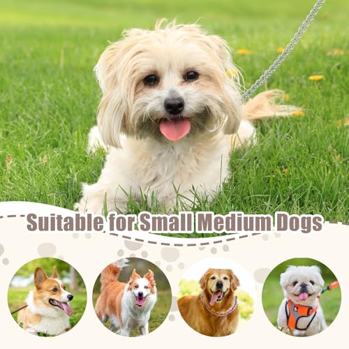 40cm Kettenwürger für Hunde, Kettenhalsband Hund, Hundehalsband Kette Edelstahl, Hundehalskette Verstellbare Hundekette mit Verbindungsverschluss für kleine mittelgroße Hunde Spazieren Gehen